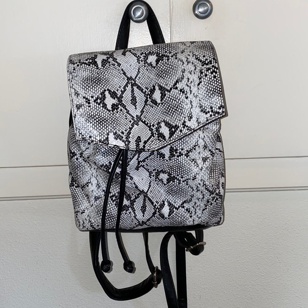 Snake skin Backpack